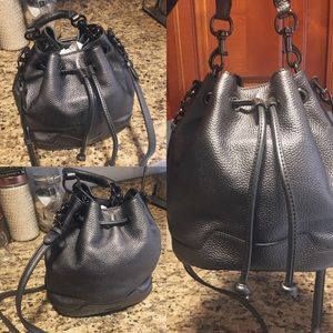 Rebecca Minkoff Metallic Fiona Bucket Bag
